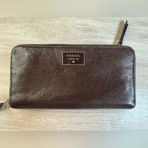Fossil leather wallet